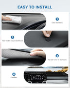FIILINES Dash Cover for Nissan Frontier 2022-2025, Dashboard Mat Frontier Accessories Dashboard Cover Sunshade Nonslip Mesh P