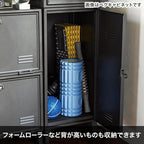 TENMA White Retro Locker-Shaped Storage Box, Fits Peg Cabinet, Vertical Storage, Easy Assembly, No Tools Required, Size: 14.0