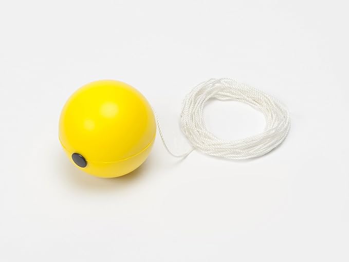 Genie Yellow Perfect Stop Parking Aid – Retractable Ball Compatible with All Garage Door Openers-GPS-R, one size (Pack of 2)