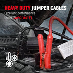 TOPDC Jumper Cables Heavy Duty 0 Gauge 20 Feet 1000Amp Booster Cables for Car Battery, Heavy Duty 2/0 Gauge Cables for Diesel Trucks, Protable Jumper Cables Kit with Case, Gloves