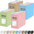 Oterri Cardboard File Organizer Box for Hanging File Folders Letter Size,File Box for Computer Desk,File Cabinet,Working Home