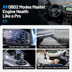 TOPDON AL500B OBD2 Scanner Battery Tester 2 in 1 Code Reader, Full OBDII Diagnosis, 12V Battery Tests & 12V/24V Cranking