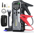 8000A Jump Starter with Air Compressor, 12V Jump Box for Car Battery (All Gas/10.0L Diesel) Portable Jumper Starter Pack