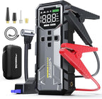8000A Jump Starter with Air Compressor, 12V Jump Box for Car Battery (All Gas/10.0L Diesel) Portable Jumper Starter Pack