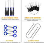 GOOACC 40Pcs Trim Removal Tool,Auto Terminal Removal Key Tool,Auto Clip Pliers Stereo Removal Tools,Car Upholstery Repair Rem