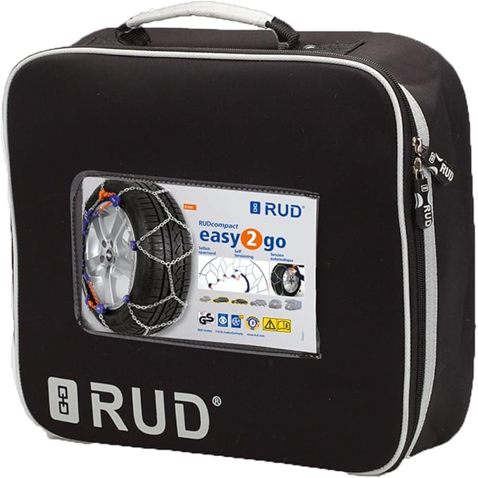 RUD Snow Chains RUDcompact easy2go, Size 4025, 1 Pair [Item no. 4716946]