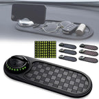 4-in-1 Multi-Functional Support Anti-Slip Pad, 360° Rotating Car Phone Holder Pad with Temporary Parking Number Plate, All-in