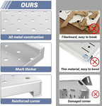 WALMANN 6-Pack 12"x16" Metal Pegboard Panels for Garage, Tool Organizer Pegboards for Pegboard Hooks - Compatible with 1/8" &