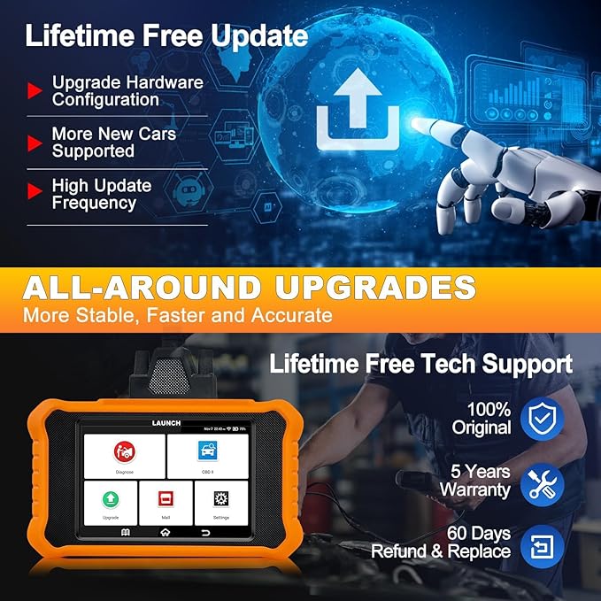 2026 LAUNCH Creader Elite V2.0 fit for GM Bi-Directional Scan Tool, All Reset Full System Diagnostic Scanner, AUTOVIN, Full