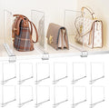 12 Pack Shelf Dividers, Adjustable Shelf Dividers for Closet Organization with Non-Slip Design, Clear Acrylic Shelf Dividers 