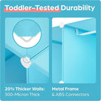 CUBEDIY Baby Closet Organizer for Nursery - Durable Baby Wardrobe Armoire for Closet - Customizable Dresser Shelves - Waterpr