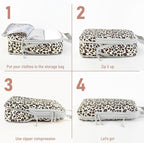 4 Set Compression Packing Cubes For Travel Bags Organizer For Luggage Suitcase Organizer, Compression Bags For Travel Accesso