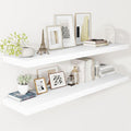 Vivelove 2" Thick Floating Shelves, 47.2 Inch X 12 Deep Shelves for Room Wall Mounted, Floating Shelf for Living Room Bedroom