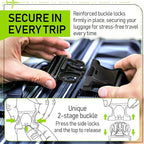 Untethered Luggage Straps | TSA-Approved Suitcase Belts with Heavy-Duty Buckles. Secure Adjustable Travel Accessories for Che