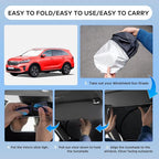 Sun Shade Sunshade for Kia Sorento 2016-2020 Windshield Cover, 4-Layers Sun Shield 250T Silver Sun Visor Foldable Front Window Shade Blocks UV Rays Car Accessories