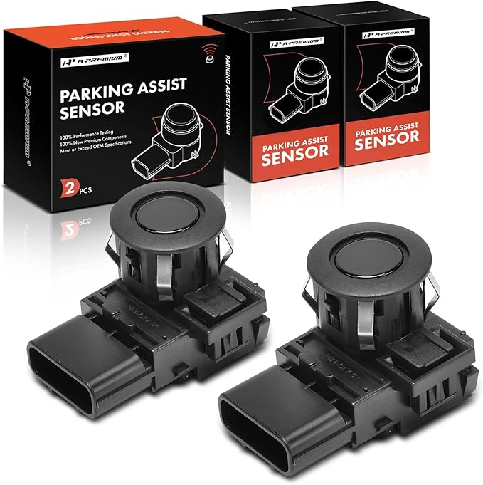 A-Premium 2-PC Reverse Backup Parking Assist Sensor Compatible with Select Honda Models - Pilot 2012-2015, Odyssey 2011-2017,