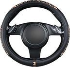 Flying Banner car Steering Wheel Cover Gel Massage Velvet Cool Warm Universal Size 15 inches SUV Truck Anti Slip Odorless Sum