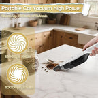 Handheld Vacuum Cordless,Dust Busters Cordless with Storage Dock,15KPA High Power Portable Vacuum Vordless,USB Quick Charge,M