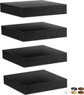 Fun Memories Floating Shelves for Wall, Rustic Wood Wall Mounted Shelves for Bathroom, Bedroom, Living Room & Kitchen, Storag