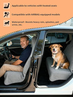 Waterproof Towel Car Seat Cover, Sweat Protection for Yoga, Swimming & Beach, Universal Non-Slip Seat Protector for Cars and 