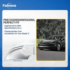 Right Rearview Mirror Cover Bracket, Compatible with Tesla Model 3 2017-2024, Side Mirror Base Cover Replacement Part, Suitable for Tesla Model 3 Accessories（Chrome）