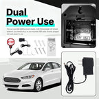 LED Garage Parking Aid Adjustable,Dual Power Garage Parking Sensor with LED Red/Yellow/Green Display,Portable Garages Car Sto