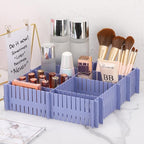 acDesign 40Pcs Grid Drawer Dividers, Adjustable Drawer Organizer for Socks, Underwear, Lingerie, Makeup, Bedroom Office Kitch