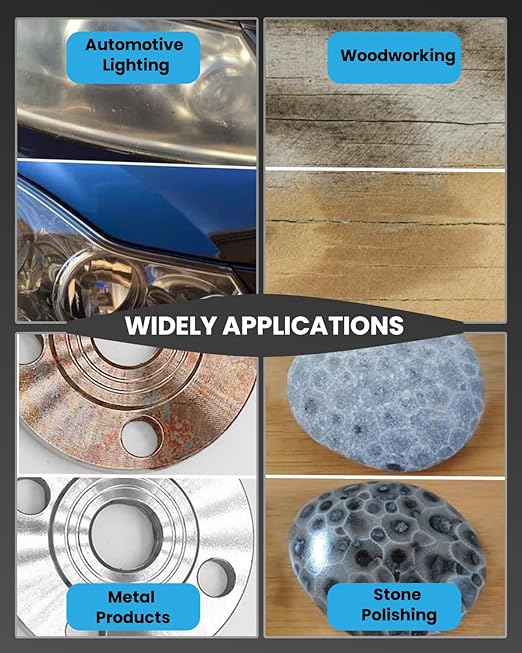 78PCS Drill Polishing Buffing Pads Kit with Buffer Polisher Attachment, 1/2/3 Inch Car Polishing Detailing Wheels for Dremel 