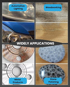 78PCS Drill Polishing Buffing Pads Kit with Buffer Polisher Attachment, 1/2/3 Inch Car Polishing Detailing Wheels for Dremel 