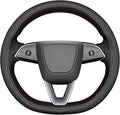 MEWANT DIY Stitching 3D Style Steering Wheel Cover Wrap for Tesla Model 3 Highland 2023-2025/Model Y 2025 Highland for Tesla Model 3/Model Y Accessories(3D Style)
