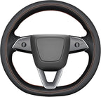 MEWANT DIY Stitching 3D Style Steering Wheel Cover Wrap for Tesla Model 3 Highland 2023-2025/Model Y 2025 Highland for Tesla Model 3/Model Y Accessories(3D Style)