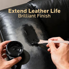 Black Leather Recoloring Balm: Premium Dye Repair Kits for Couch Sofas Car Seats Shoes Bags & Vinyl Furniture