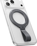 andobil [2026 Unrivaled Stability] Magnetic Phone Grip Holder for MagSafe Ring Stand Holder Kickstand Compatible with MagSafe Accessories for iPhone 17 Air 16 Pro Max Plus 15/14/13/12&Android, Grey