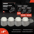 A-Premium 4-PC Reverse Backup Parking Assist Sensor Compatible with Select Nissan and Infiniti Models - Altima 2015-2018, Max