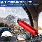 FRONTLINE Window Breaker and Seatbelt Cutter (2 Pack) Car Window Glass Breaker Safey Hammer Emergency Escape Tool Car Accesso