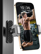 MOKPR Gym Magnetic Phone Holder【Strong Magnets】- 360 Adjustable Magnetic Phone Holders,Phone Holder Gym Accessories for Men Women Compatible with All Phones