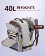 LOVEVOOK Travel Backpack for Women & Men 40L,Airline Approved Carry On Backpack Travel Essential,TSA Carry on Luggage,Persona