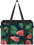 Reusable Grocery Bag, Foldable Large Shopping Tote Bag for Groceries Kitchen Picnic Car Trunk