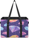 Reusable Grocery Bag, Foldable Large Shopping Tote Bag for Groceries Kitchen Picnic Car Trunk