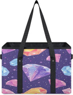 Reusable Grocery Bag, Foldable Large Shopping Tote Bag for Groceries Kitchen Picnic Car Trunk