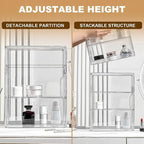 Wall Mount Adhesive Medicine Cabinet,Waterproof Small Bathroom Wall Cabinet with Detachable Partitions,Self Adhesive Farmhous