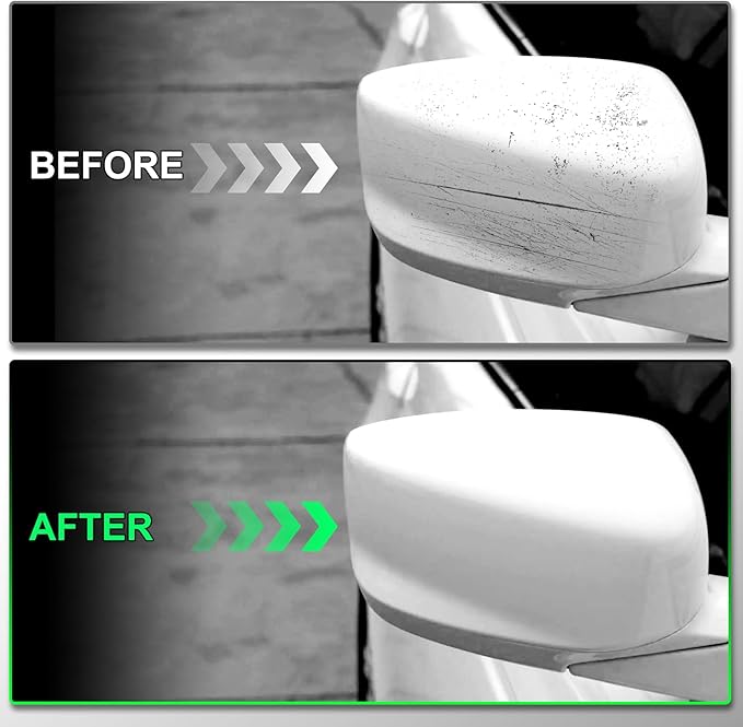 White Passenger Side Mirror Cover Rear View Mirror Cap Compatible with 8th Gen Accord Sedan 2008 2009 2010 2011 2012