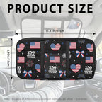 250th USA Anniversary Car Sun Visor Organizer Auto Visor Multi-Pocket Storage Pouch Holder Vehicle Visor Net Personal Belonging Pouch for Card Pen Phone