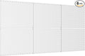 TORACK 6 PCS 12x16 in Metal Boards for Garage, Workbench, Tool Organizer Pegboard with 1/8" & 1/4" Holes, Modular Wall-Mounte