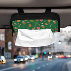 Car Tissue Holder Car Visor Organizer Tissue Box Holder for Car Sun Visor Organizer with Car Vehicle Accessories Essentials Interior for Women Men Green Clover Mug Fruit St.Patrick