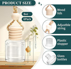 6 Pack Premium Car Air Freshener, Long Lasting Luxury Diffuser Set, Hanging Executive Vehicle Interior Decor Scent Unisex