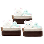 COMFY-HOMI 13" x 8.5" x 5.1"Storage Baskets for Organizing | Cotton Rope Woven Basket | Toy Storage Bin Box | Basket for Shel
