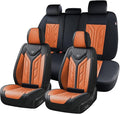 Coverado Car Seat Covers Full Set, Automotive Seat Covers Car Seat Protector Car Seat Cushion, Waterproof Leather Seat Covers