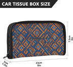 Car Tissue Holder Car Visor Organizer Tissue Box Holder for Car Sun Visor Organizer with Car Vehicle Accessories Essentials Interior for Women Men Blue Orange Diamond Tie-dye