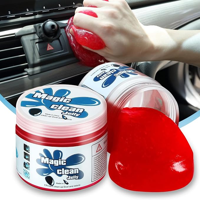 Auto Dynasty 2024 Universal Home/Office Keyboard/Interior Car Air Vent Auto Detailing Slime Cleaner Dust Cleaning Gel Putty J